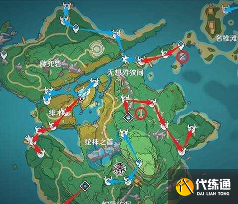 原神刀镡采集路线图 原神刀镡采集路线攻略
