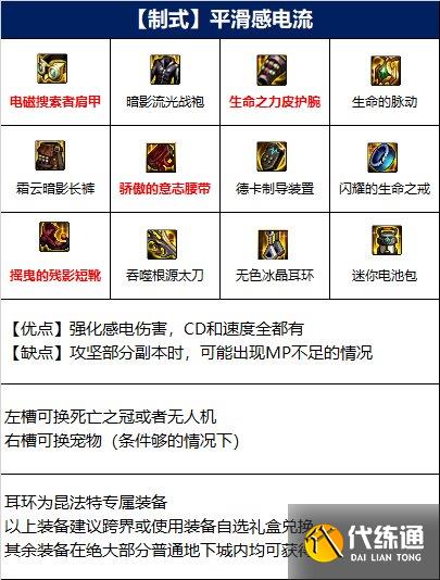 110级阿修罗毕业装备推荐