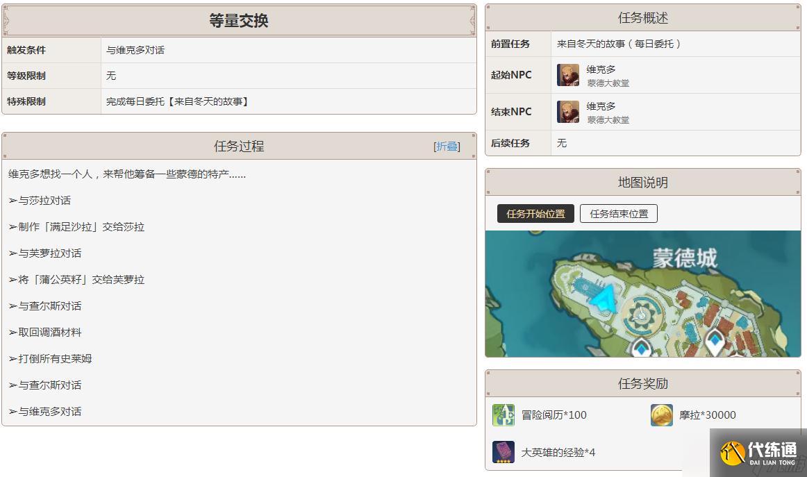原神等量交换任务触发方法