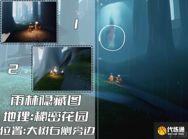 光遇雨林冥想位置汇总 雨林冥想点在哪