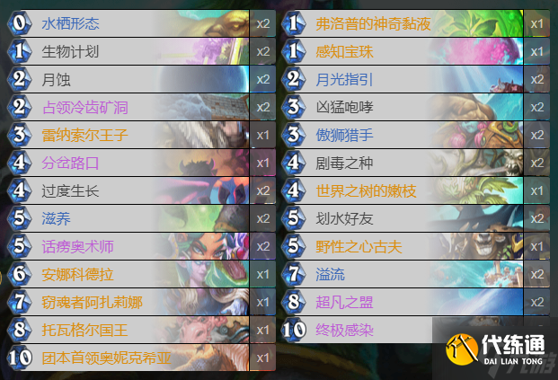 炉石传说雷纳索尔王子卡组推荐 40王子狂野卡组构筑