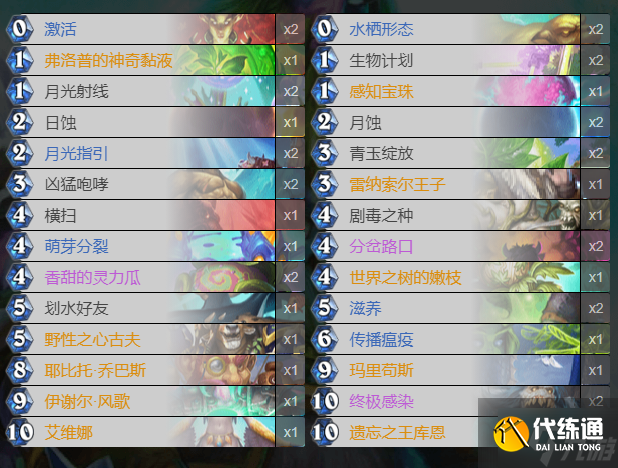 炉石传说雷纳索尔王子卡组推荐 40王子狂野卡组构筑