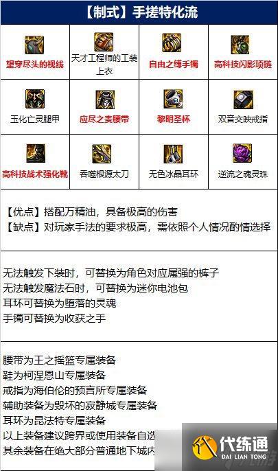 DNF精灵骑士110装备搭配详解-DNF精灵骑士110装备搭配攻略一览