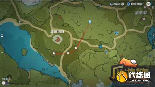 原神慕风蘑菇采集路线图一览3.png 原神慕风蘑菇采集路线图一览3.png