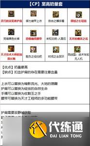 怎么选择dnf奶萝110版本装备 装备搭配推荐