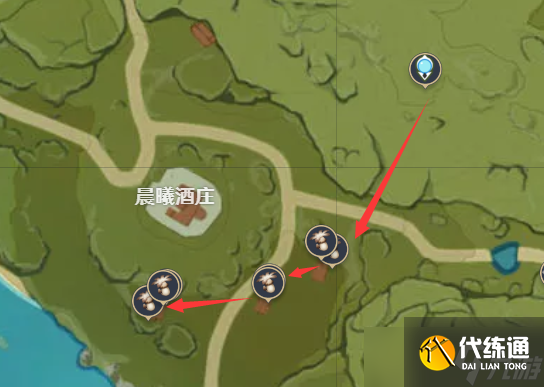 原神最全慕风蘑菇采集路线