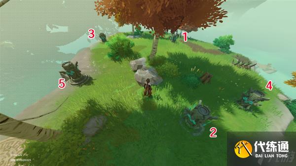 《原神》V2.8布丁岛三种元素方碑解谜教程