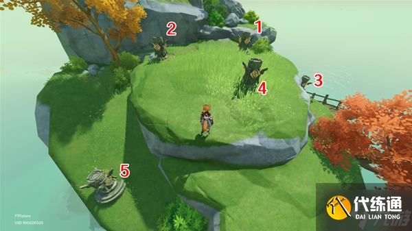 《原神》V2.8布丁岛三种元素方碑解谜教程