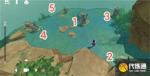 原神布丁岛风元素方碑顺序推荐：2.8布丁岛风元素方碑解密攻略[多图]图片2