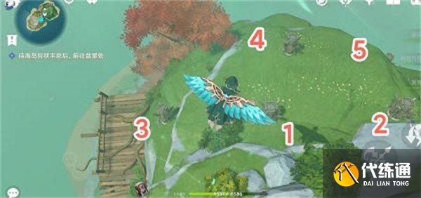 原神布丁岛风元素方碑顺序推荐：2.8布丁岛风元素方碑解密攻略[多图]图片6