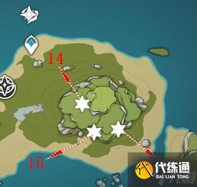 《原神》V2.8危危岛全星核收集教程 危危岛星核点位标注