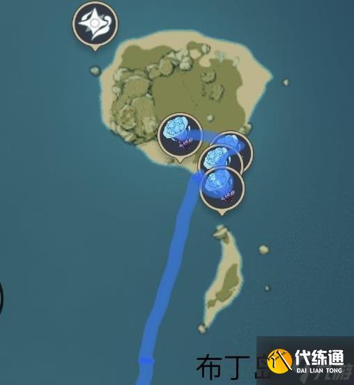 《原神》金苹果群岛海灵芝收集线路分享