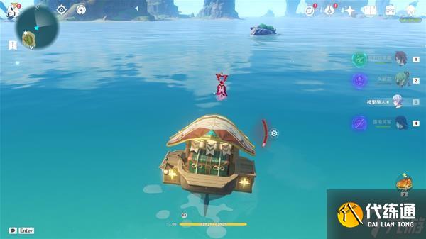 《原神》2.8版金苹果群岛海上宝箱位置说明