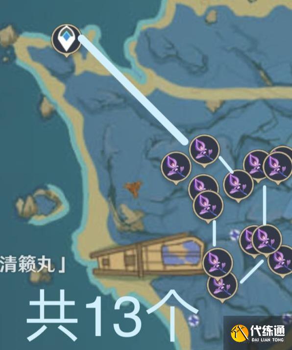 平海岩3三株位置 平海岩3三株位置