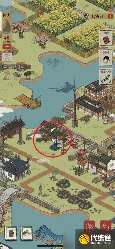 江南百景图桃花村瓦片获得方法