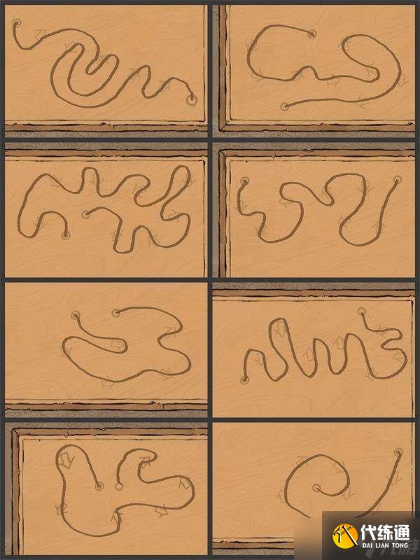 江南百景图徽州府探险休宁龙舞画图纸连线方法一览