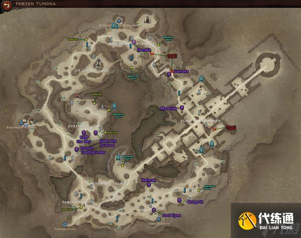 《暗黑破坏神不朽》地图精英怪位置分享