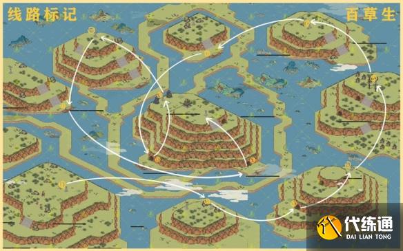 江南百景图限时探险百草生攻略：限时活动百草生通关路线图[多图]图片2
