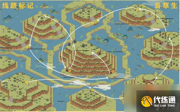 江南百景图百草生探险怎么过-百草生探险攻略路线图