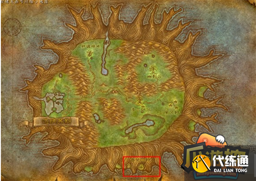 魔兽世界黑海岸位置一览2.png