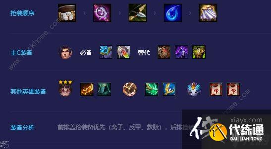 金铲铲之战无敌7神将怎么出装 金铲铲之战无敌7神将怎么出装