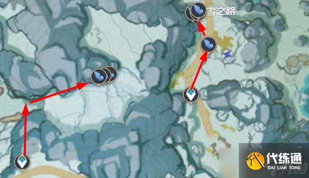 原神星银矿石位置分布图