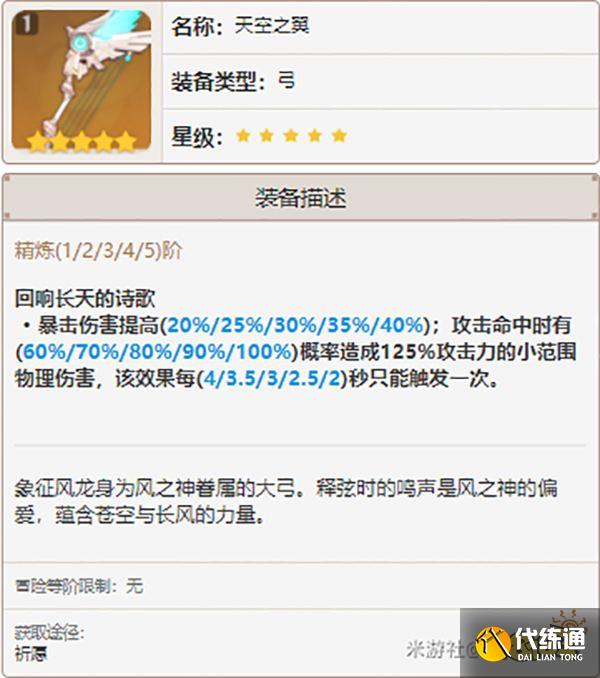 原神菲谢尔武器推荐 菲谢尔选什么武器好