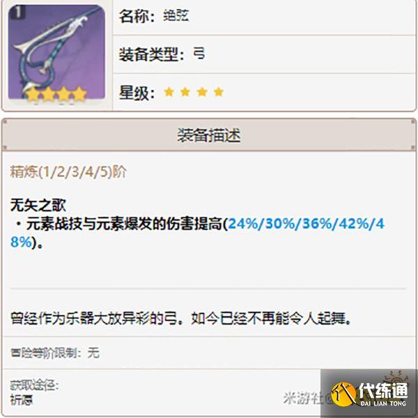 原神菲谢尔武器推荐 菲谢尔选什么武器好