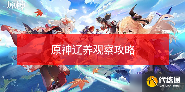 原神辽养观察攻略