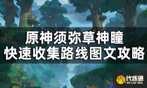 原神草神瞳位置图全览 须弥草神瞳快速收集路线视频图文攻略
