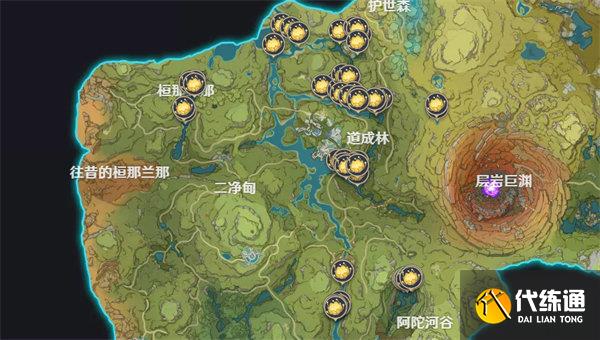 原神月莲分布位置一览 原神月莲分布位置一览