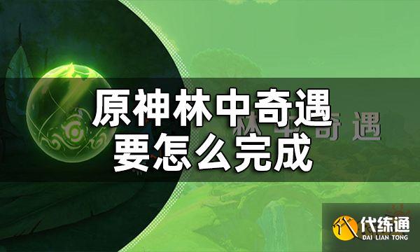 原神林中奇遇任务攻略 森林书第一章林中奇遇要怎么完成