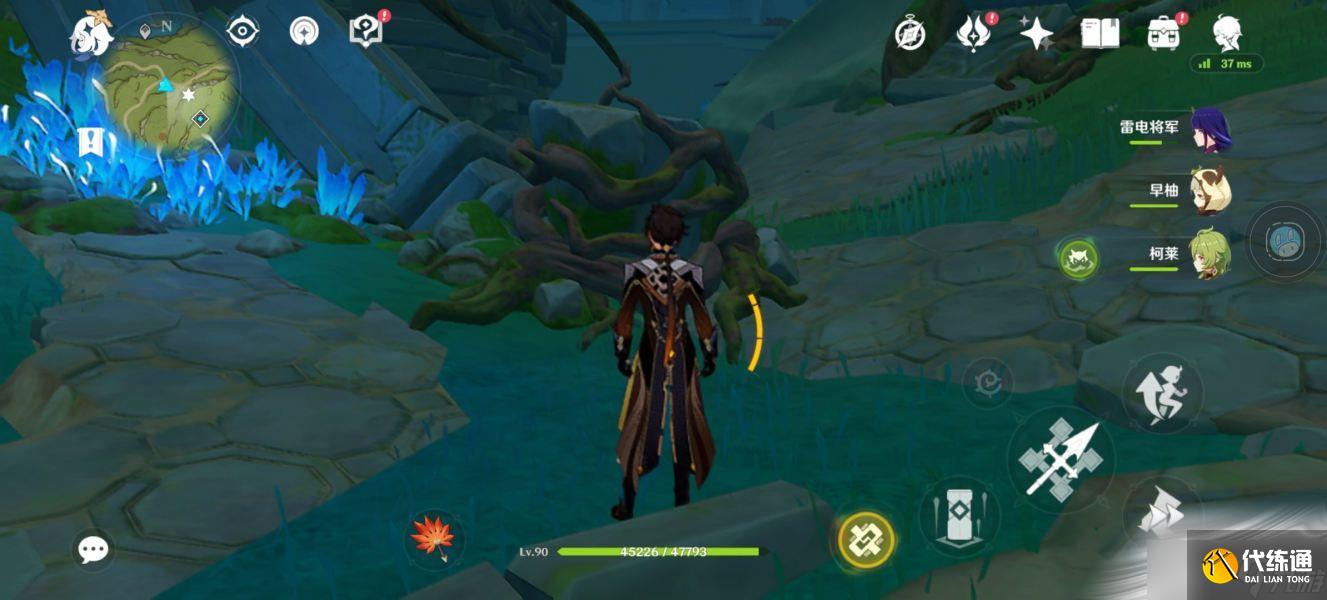 《原神》童梦的切片下面的水池解密攻略