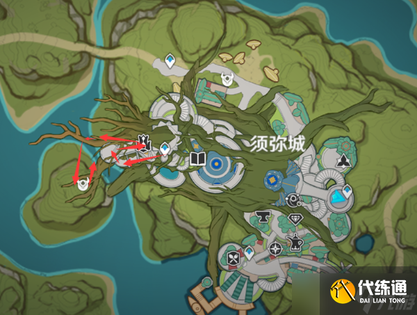 《原神》须弥城宝箱收集路线分享