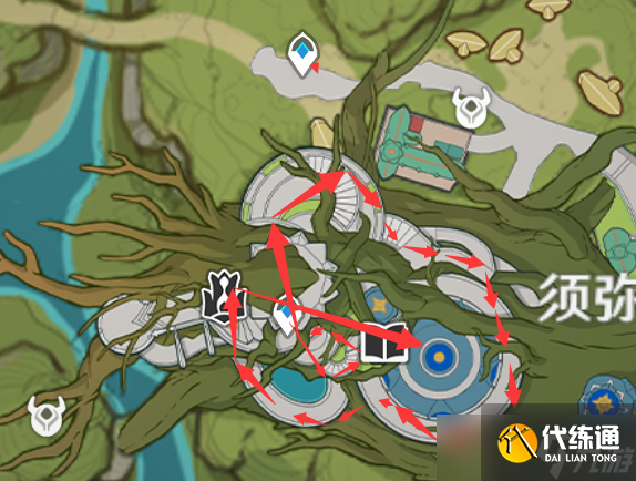 《原神》须弥城宝箱收集路线分享