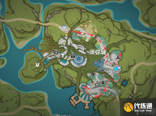 《原神》须弥城宝箱收集路线分享