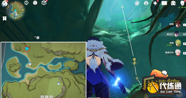 原神茸蕈窟隐藏锚点怎么开