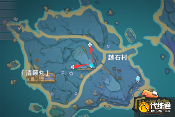 原神天云草实采集路线图大全1.png