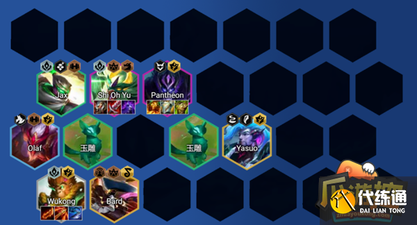 云顶之弈S7.5玉龙狂刃悟空阵容怎么搭配