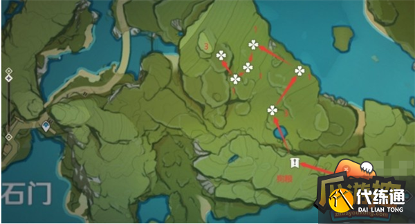 原神蒲公英采集路线图一览4.png 原神蒲公英采集路线图一览4.png