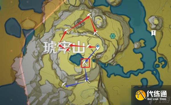 《原神》钟离突破材料石珀采集路线规划