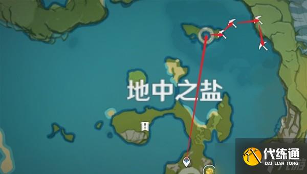 《原神》钟离突破材料石珀采集路线规划