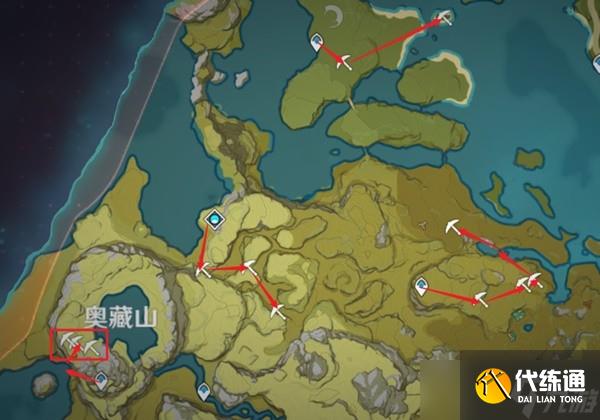 《原神》钟离突破材料石珀采集路线规划