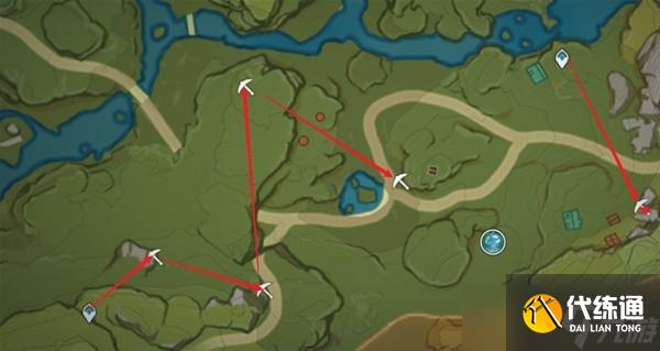 《原神》钟离突破材料石珀采集路线规划