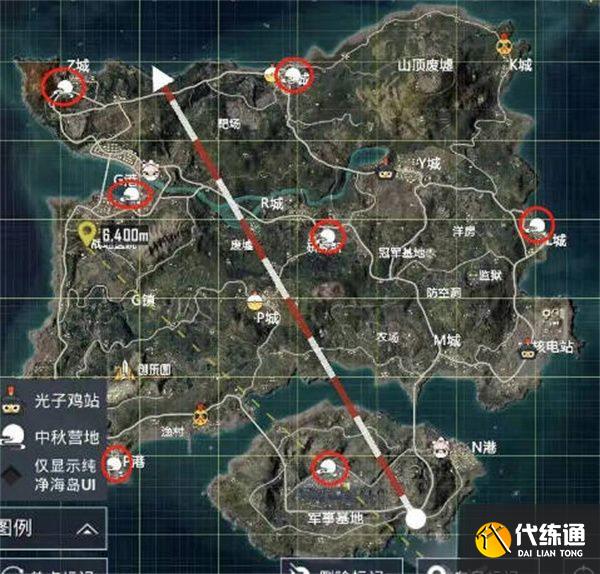 和平精英中秋打卡点位置一览 和平精英中秋打卡点位置一览