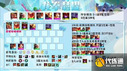 金铲铲龙拳瑟提阵容怎么玩 龙拳瑟提阵容玩法攻略