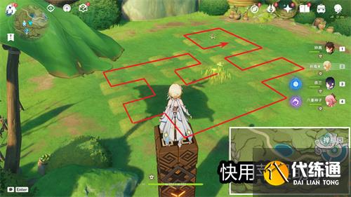 原神水天供书苗圃在哪 位置分布图