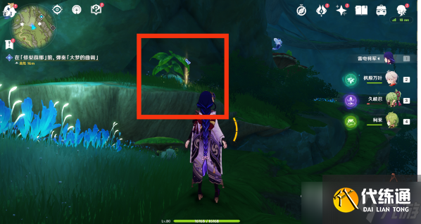 《原神》沉睡的根系位置