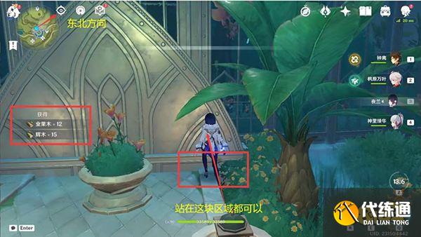 原神王树的瑞佑最佳使用点位 辉木业果木证悟木循环砍伐点位