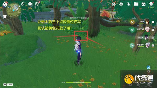 原神王树的瑞佑最佳使用点位 辉木业果木证悟木循环砍伐点位